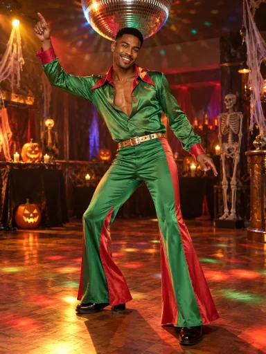 Disco Haunt — AI-generated costume illustrations · your result will vary