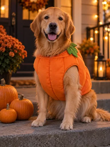 Pumpkin Pet — AI-generated costume illustrations · your result will vary